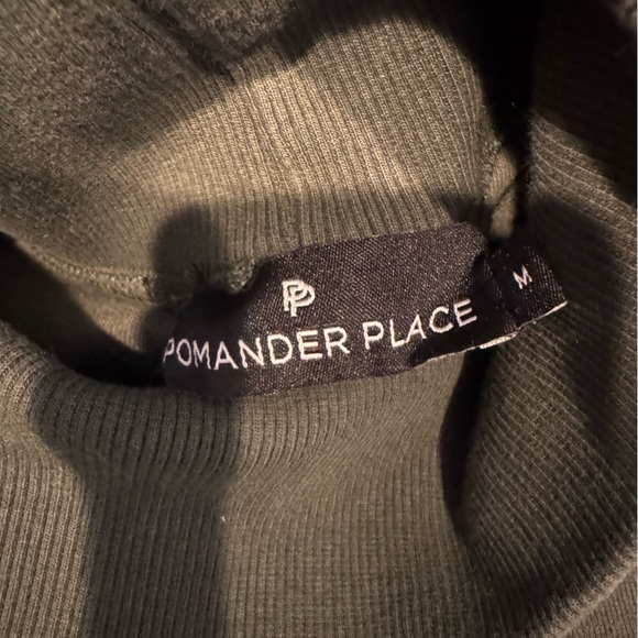 Tuckernuck Pomander Place Forest Green Porter Sweatshirt Dress Fleece Medium - Picture 9 of 9